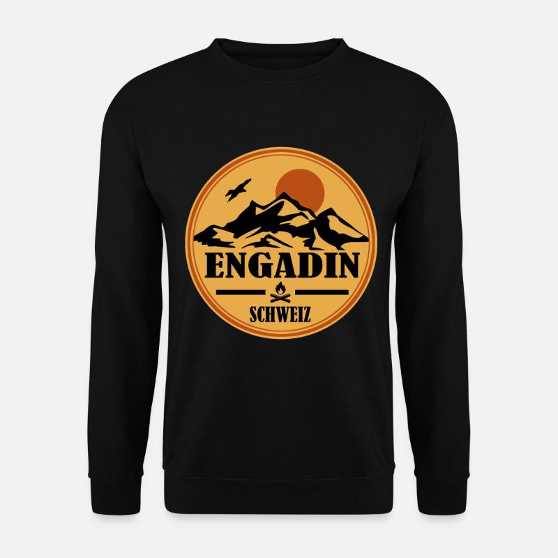 Engadin - Unisex Pullover - Schwarz