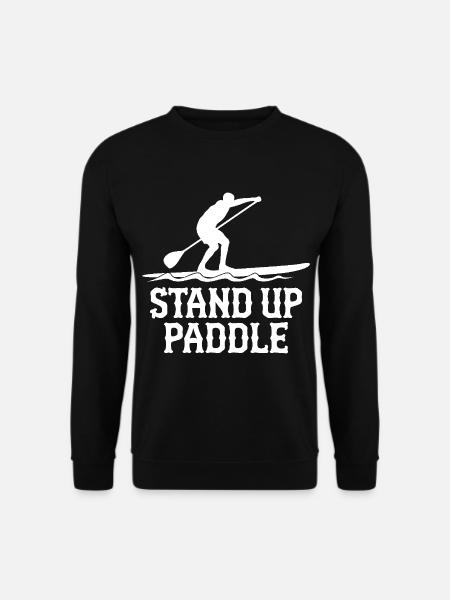 Stand Up Paddle SUP - Unisex Sweatshirt - black