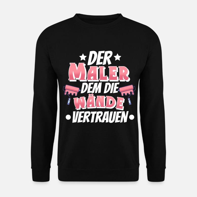 Maler - Unisex Pullover - Schwarz