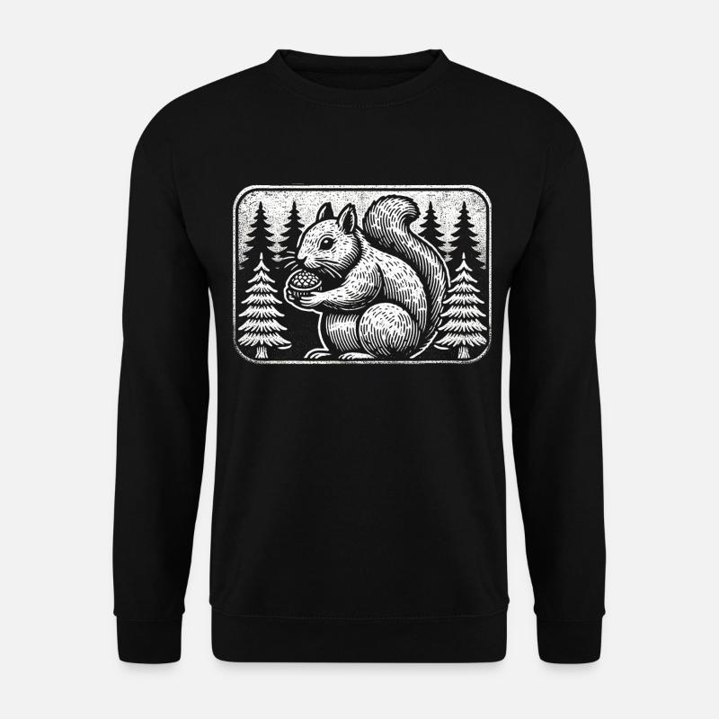 Eichhörnchen - Unisex Pullover - Schwarz