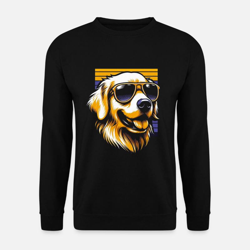Golden Retriever - Unisex Pullover - Schwarz