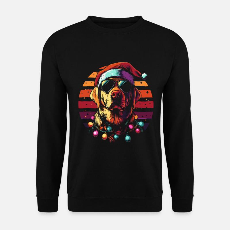 Labrador Weihnachten - Unisex Pullover - Schwarz