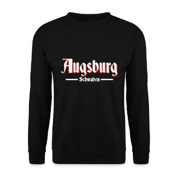 Augsburg - Unisex Pullover - Schwarz - Vorne - Alina (178cm) & Michal (187cm)