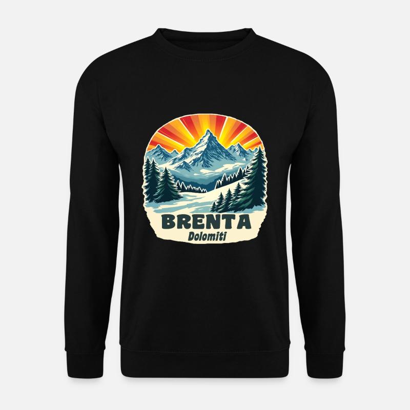 Brenta Dolomites - Unisex Sweatshirt - black