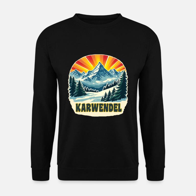 Karwendel - Unisex Pullover - Schwarz