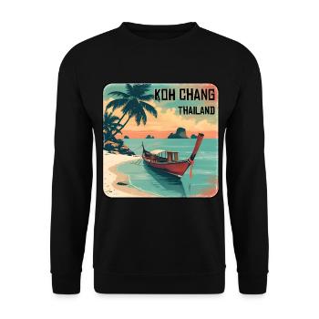 Koh Chang - Unisex Pullover - Schwarz - Vorne - Alina (178cm) & Michal (187cm)
