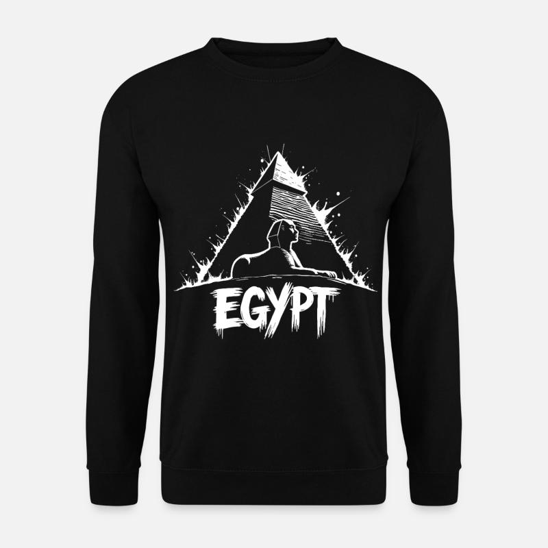 Pyramide du Sphinx d’Égypte - Sweat-shirt Unisexe - noir