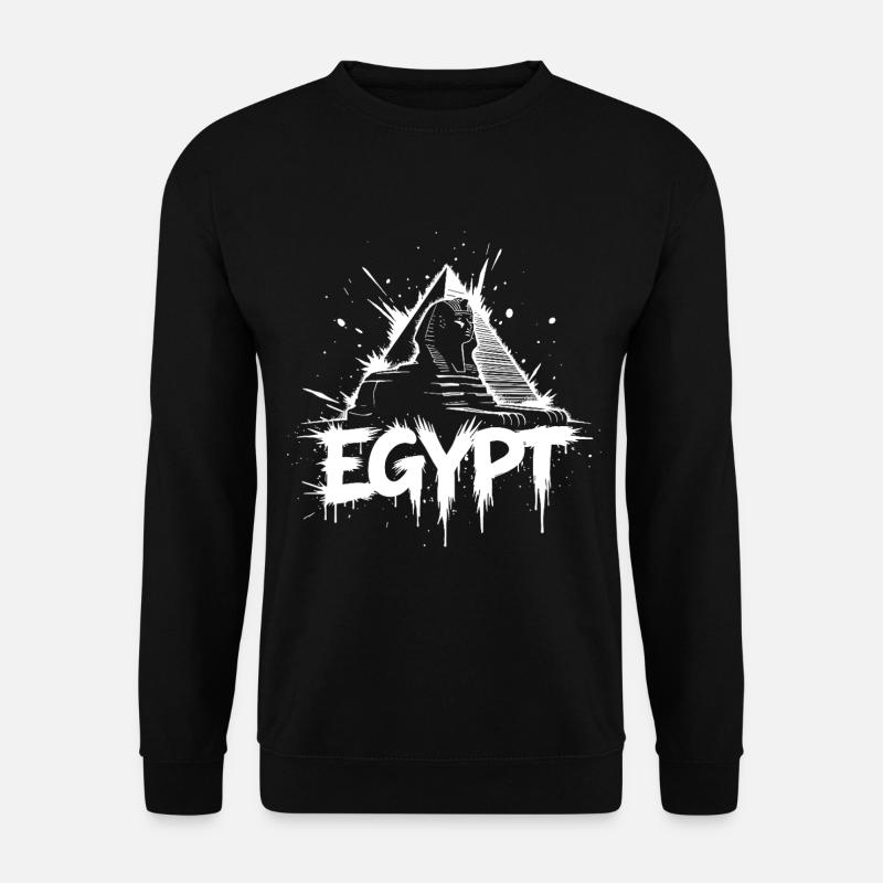 Pyramide du Sphinx d’Égypte - Sweat-shirt Unisexe - noir