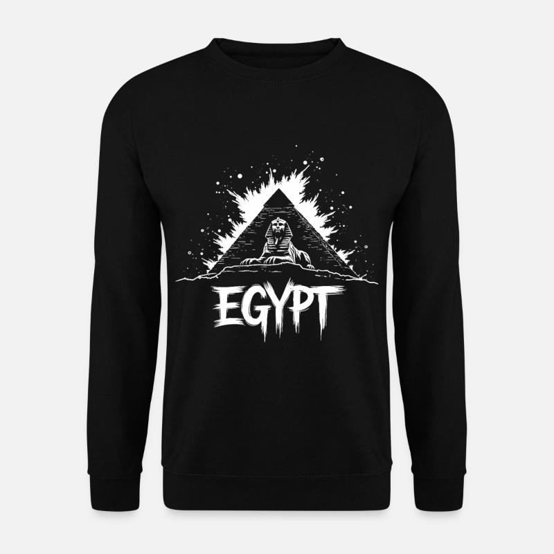 Pyramide du Sphinx d’Égypte - Sweat-shirt Unisexe - noir