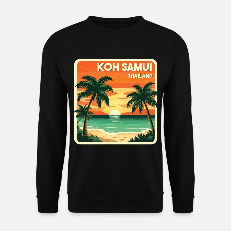 Koh Samui Thailand - Unisex Pullover - Schwarz