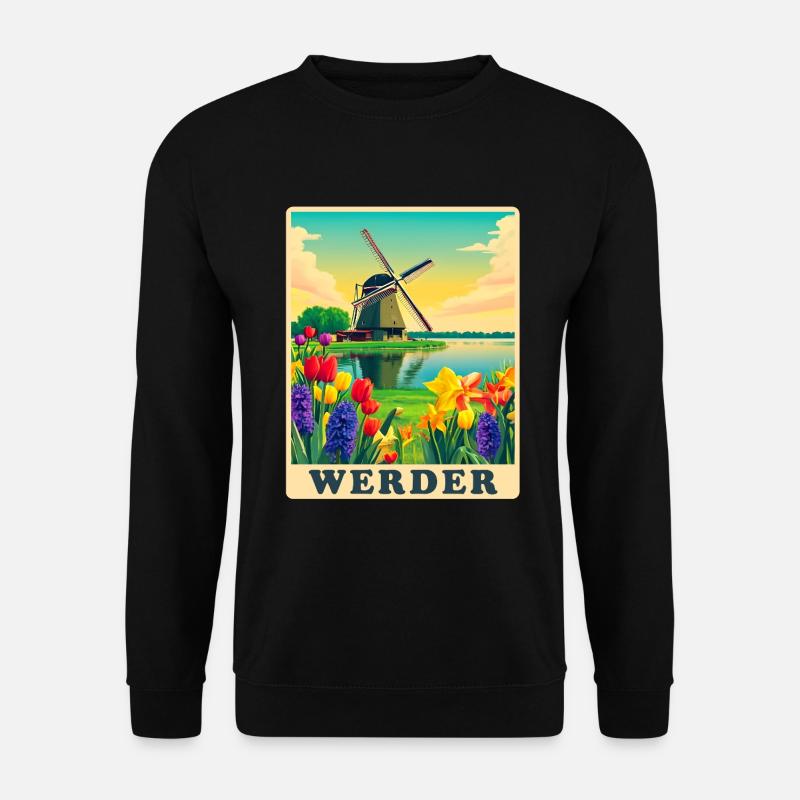 Werder Havel Windmühle - Unisex Pullover - Schwarz