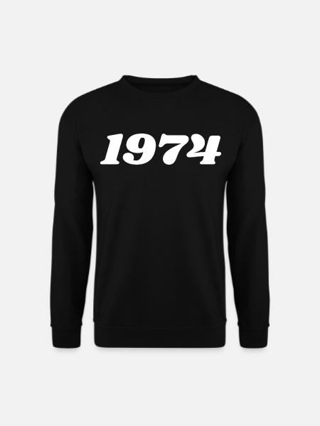 1974 - Sweat-shirt Unisexe - noir