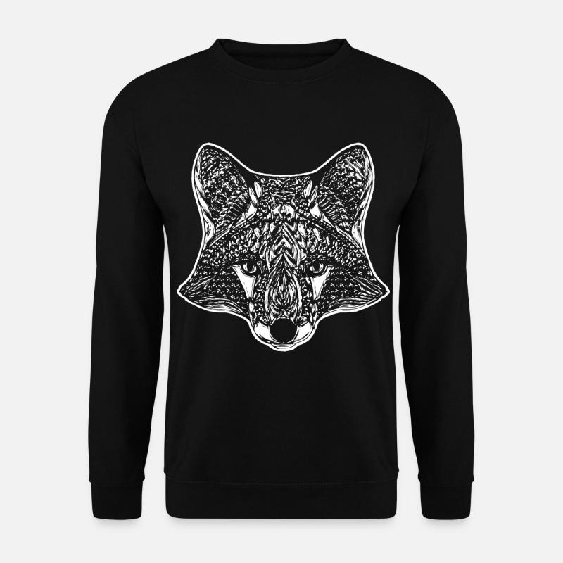 Fuchs - Unisex Pullover - Schwarz