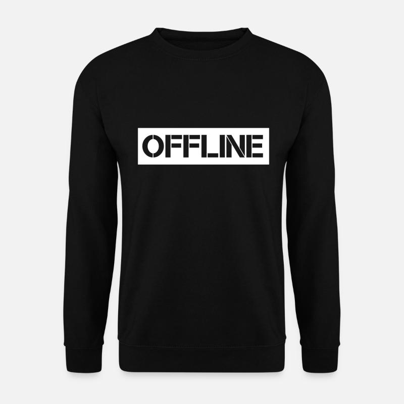Offline - Unisex Pullover - Schwarz