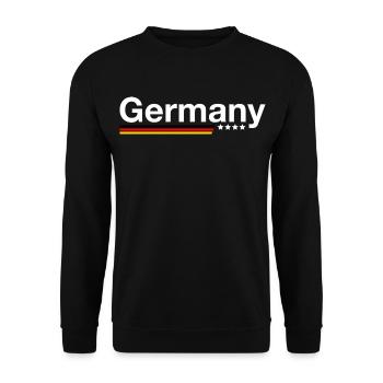 Germany - Unisex Pullover - Schwarz - Vorne - Alina (178cm) & Michal (187cm)