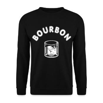 Alcool de whisky bourbon - Sweat-shirt Unisexe - noir - Devant - Alina (178cm) & Michal (187cm)