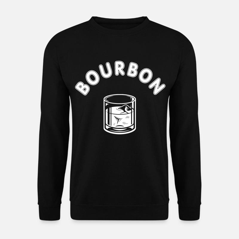 Alcool de whisky bourbon - Sweat-shirt Unisexe - noir