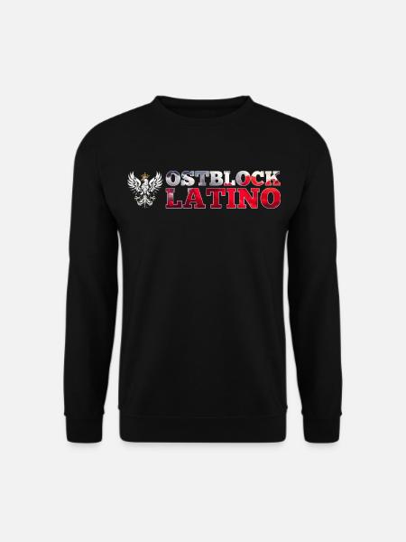 Ostblock Latino Pole Polen weißer Adler Geschenk - Unisex Pullover - Schwarz