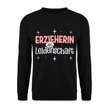 Maternelle Maternelle Profession Enseignant de maternelle - Sweat-shirt Unisexe - noir - Devant - Alina (178cm) & Michal (187cm)