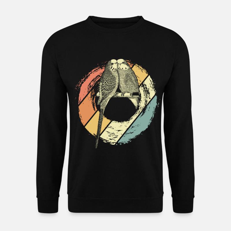 Wellensittich - Unisex Pullover - Schwarz