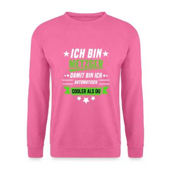 Cooler than you - I'm a butcher - Unisex Sweatshirt - pink - Front