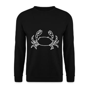 cancer - Sweat-shirt Unisexe - noir - Devant - Alina (178cm) & Michal (187cm)