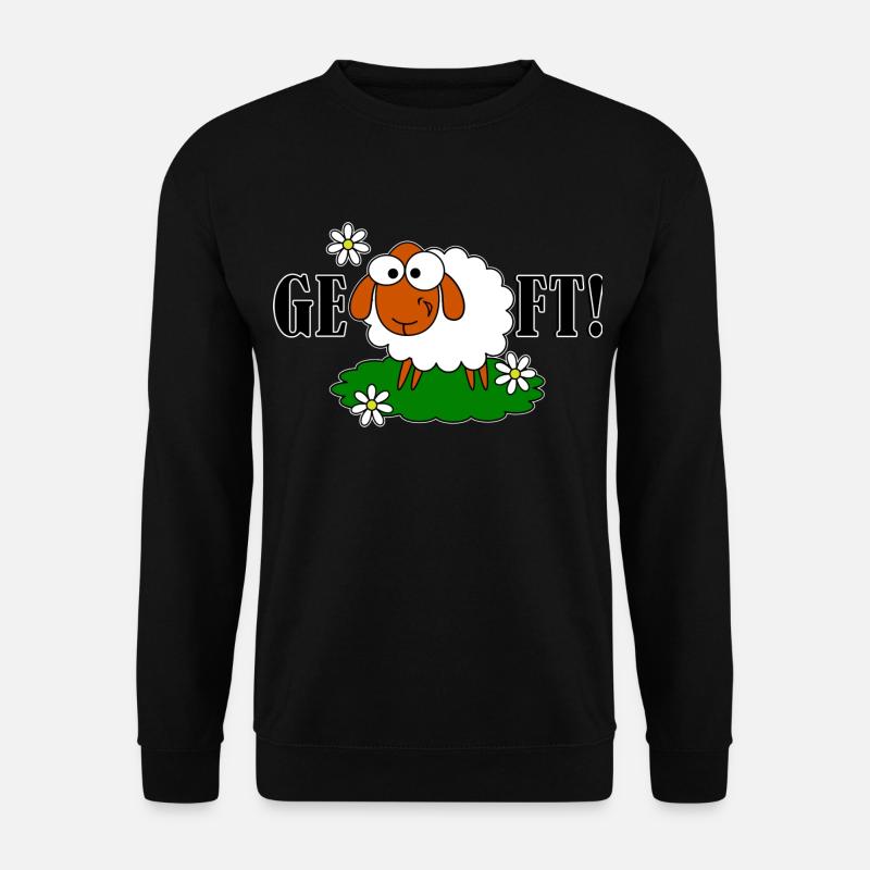 GE - SCHAF - FT! - Unisex Pullover - Schwarz