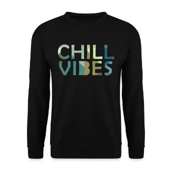 Chill Vibes - Sweat-shirt Unisexe - noir - Devant - Alina (178cm) & Michal (187cm)