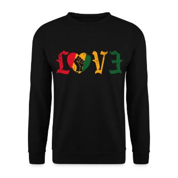 Mois de l’histoire des Noirs - Sweat-shirt Unisexe - noir - Devant - Alina (178cm) & Michal (187cm)