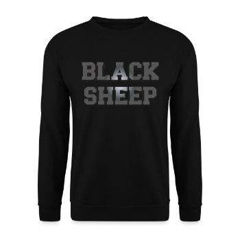 Black Sheep - Unisex Pullover - Schwarz - Vorne - Alina (178cm) & Michal (187cm)