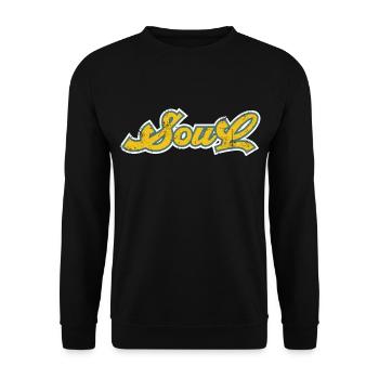 Soul Musik - Unisex Pullover - Schwarz - Vorne - Alina (178cm) & Michal (187cm)