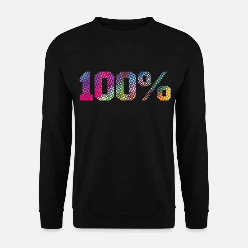 100% - Unisex Pullover - Schwarz