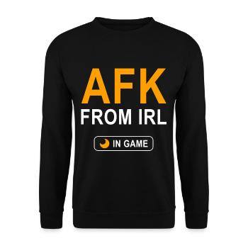 AFK FROM IRL - Sweat-shirt Unisexe - noir - Devant - Alina (178cm) & Michal (187cm)