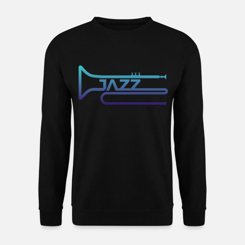 Jazz Musik - Unisex Pullover - Schwarz