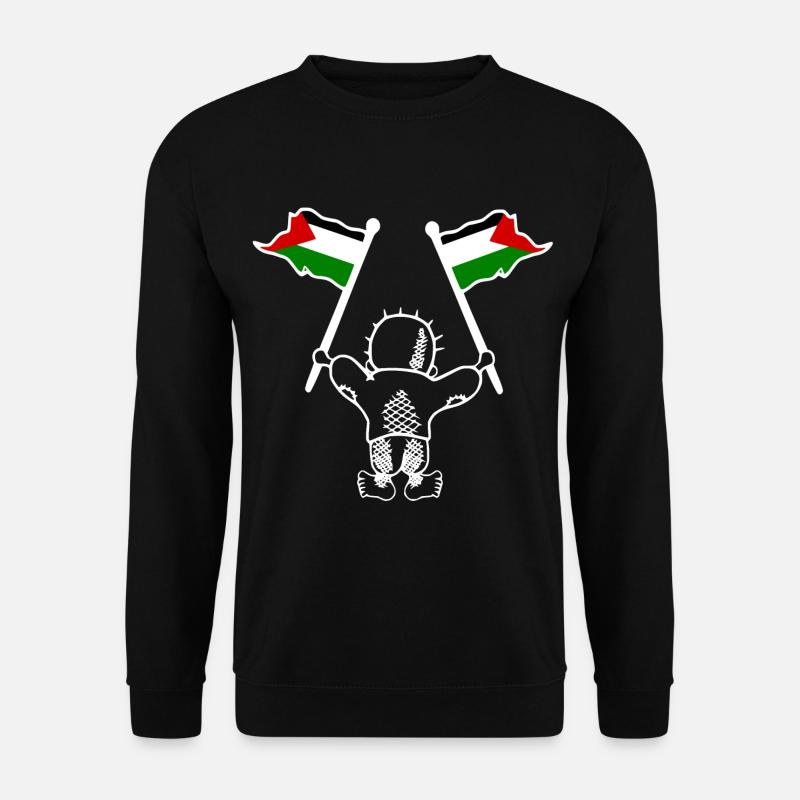 Free palestine handala - Unisex Sweatshirt - black