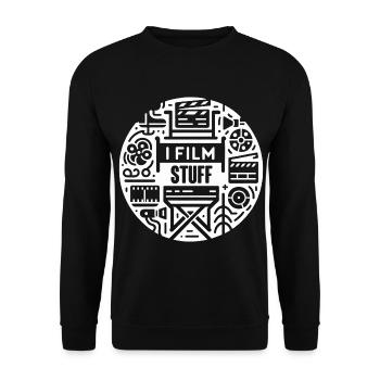 I Film Stuff 10 - Unisex Sweatshirt - black - Front - Alina (178cm) & Michal (187cm)