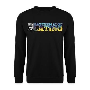 Eastern Bloc Latino Ukrainian Ukraine Gift - Unisex Sweatshirt - black - Front - Alina (178cm) & Michal (187cm)