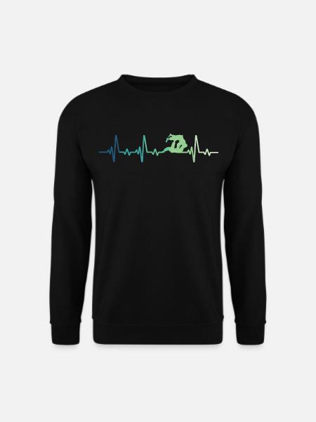 Jiu Jitsu Heartbeat Jiu-Jitsu - Unisex Sweatshirt - black