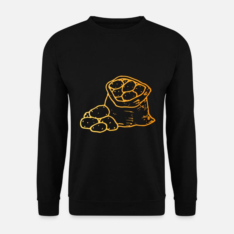 kartoffel sack - Unisex Pullover - Schwarz