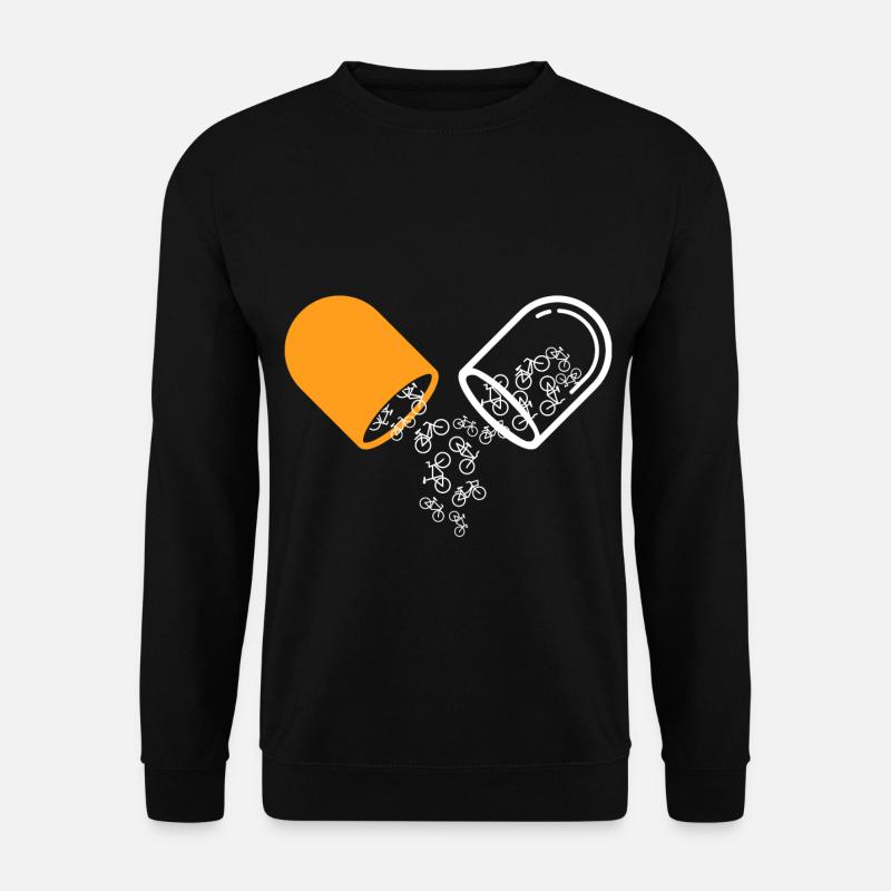 Bicycle pills funny pension - Unisex Sweatshirt - black