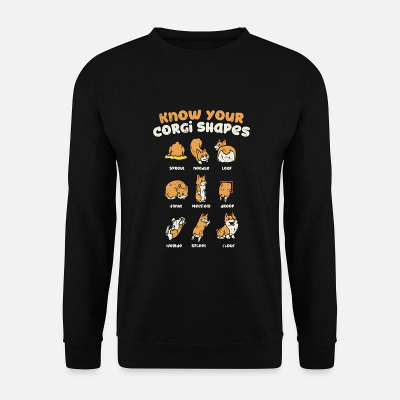 Corgi - Sweat-shirt Unisexe - noir