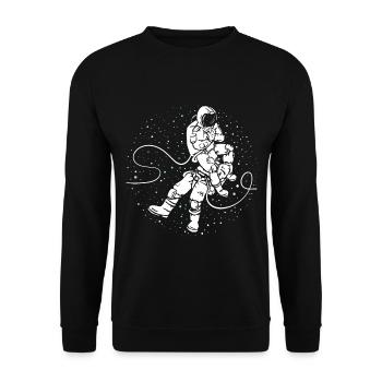 Bjj drôle - Sweat-shirt Unisexe - noir - Devant - Alina (178cm) & Michal (187cm)