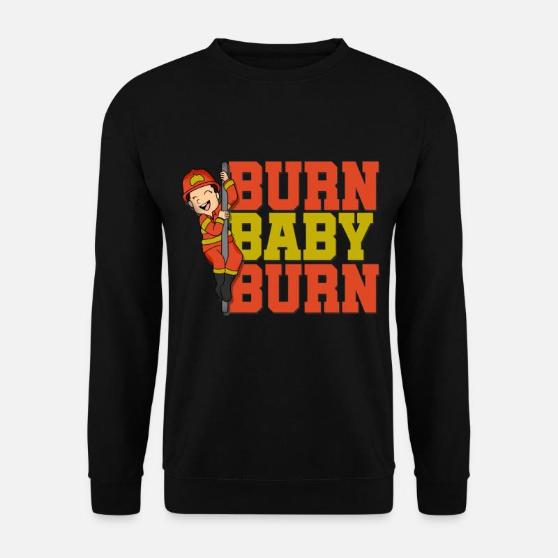 Pompiers Incendie Intervention Pompier Cadeau - Sweat-shirt Unisexe - noir