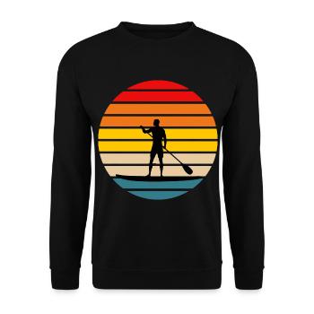 Standup Paddle 4 - Sweat-shirt Unisexe - noir - Devant - Alina (178cm) & Michal (187cm)