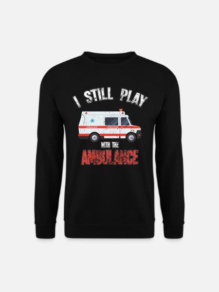 krankenwagen - Unisex Pullover - Schwarz