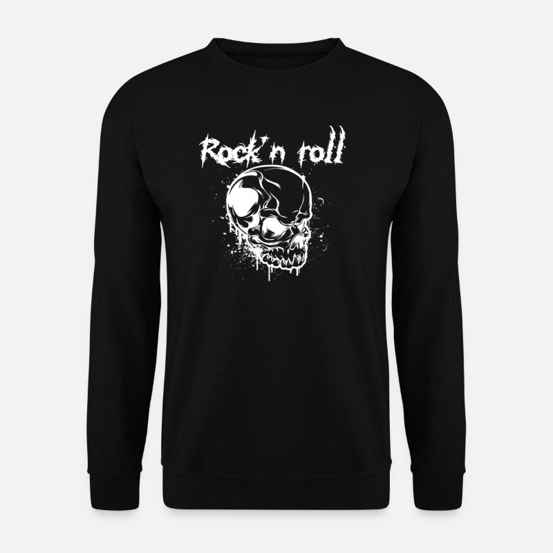 Rock n roll Musik - Unisex Pullover - Schwarz