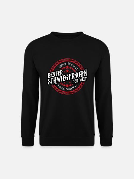 Bester Schwiegersohn Der Welt Coole Geschenkidee - Unisex Pullover - Schwarz