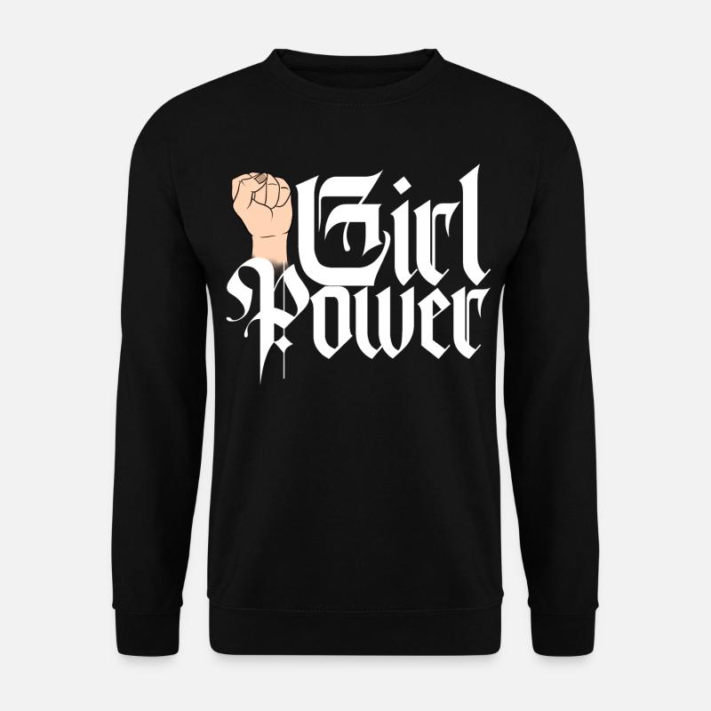 GIRL POWER Style - Unisex Pullover - Schwarz