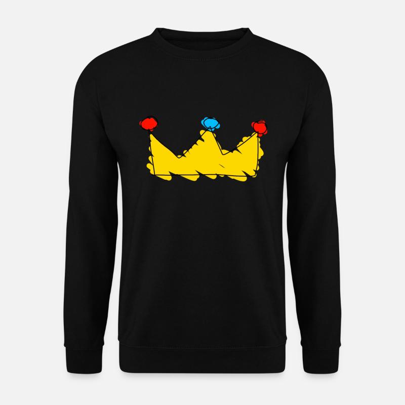 Krone - Unisex Pullover - Schwarz