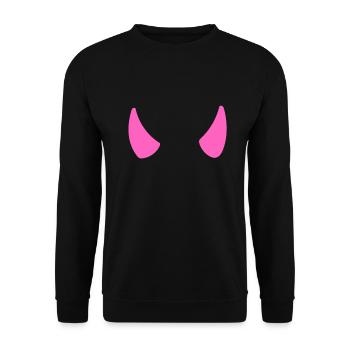 Cornes - Sweat-shirt Unisexe - noir - Devant - Alina (178cm) & Michal (187cm)